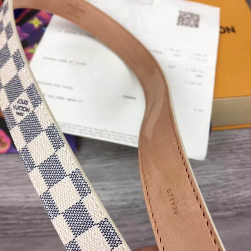 Louis Vuitton Damier Azur Mini Belt 25mm M9782W view 8