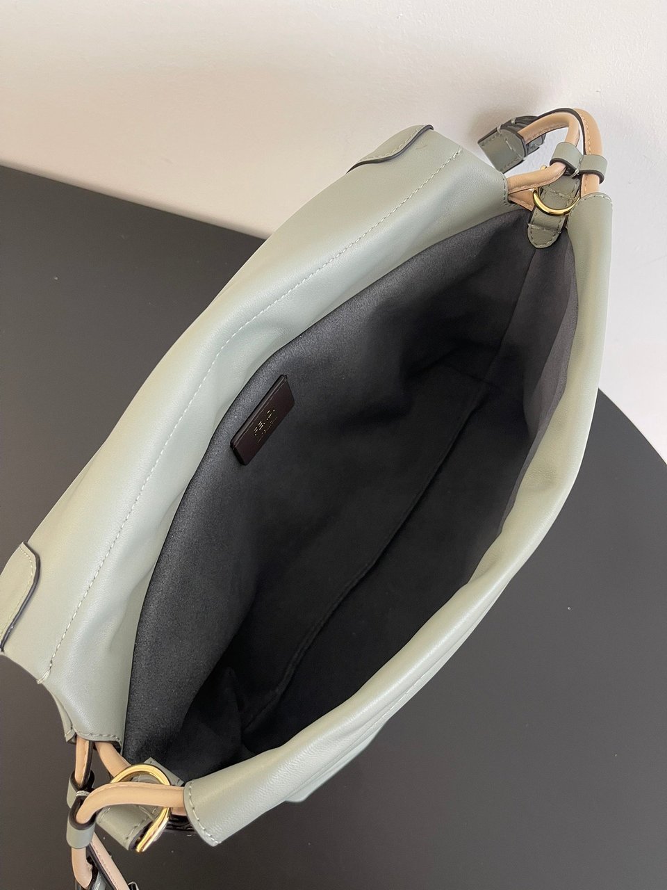 Fendi Mamma Baguette Medium Matcha Green Nappa Leather Bag 26.5cm view 11