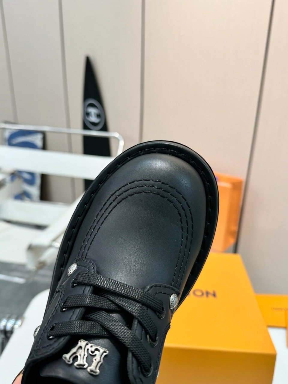 Louis Vuitton Lv Checker Derby Black 1Acn3J view 6
