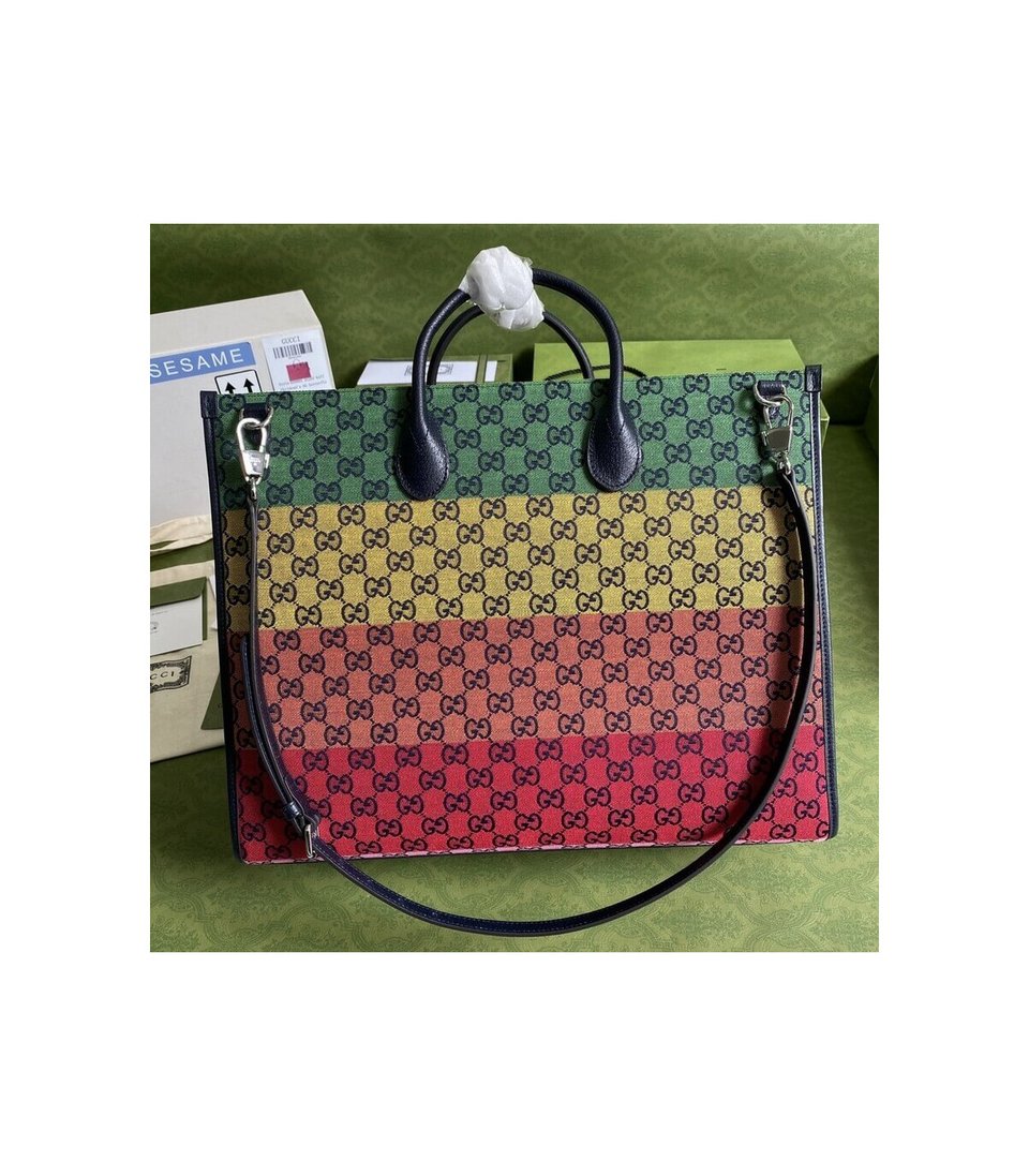 Gucci GG Multicolour Large Tote Bag view 5