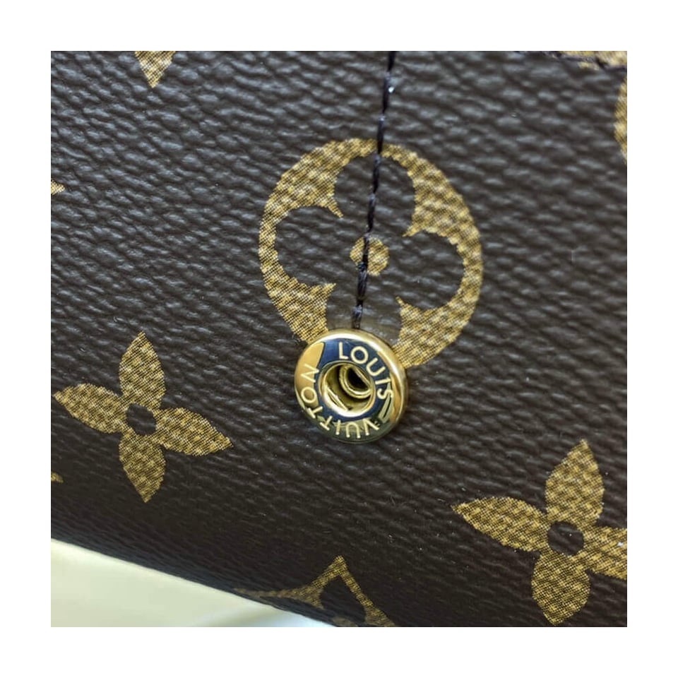 Louis Vuitton Monogram Cavas Sarah Wallet Brown 19cm view 8