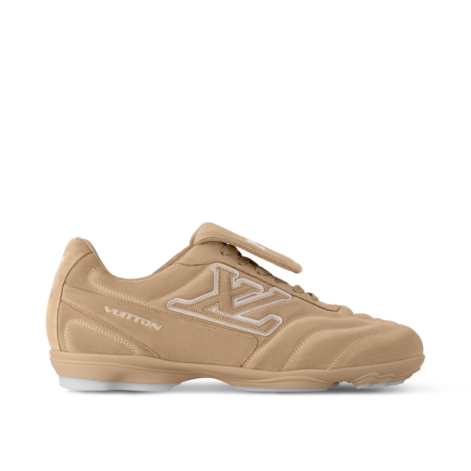 Louis Vuitton LV Footprint Soccer Sneaker Beige for Men 1AHTX8