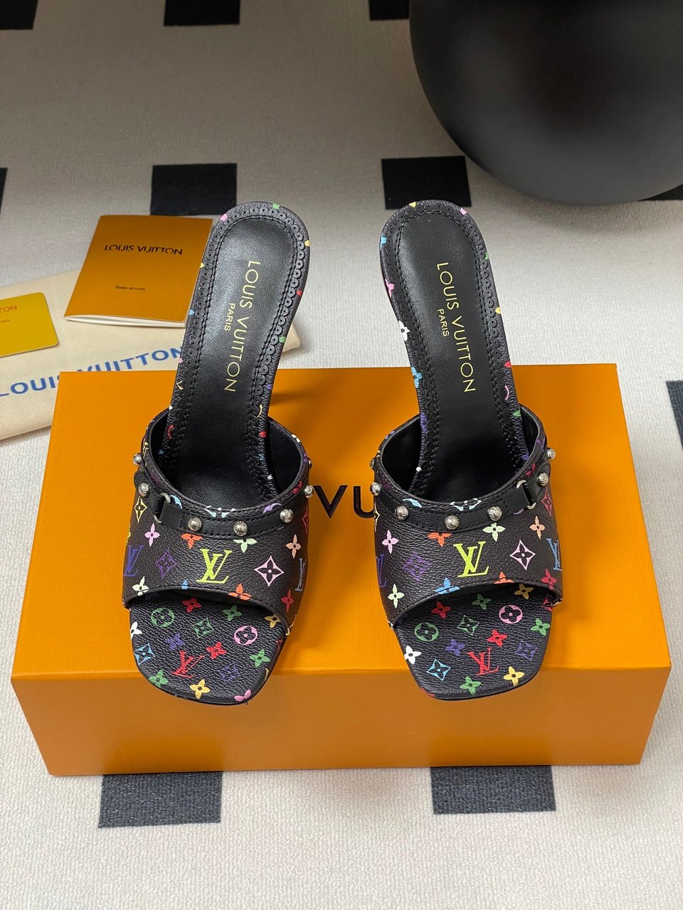 Louis Vuitton LV x TM 6AM Mule 1AGWT2 Black view 10