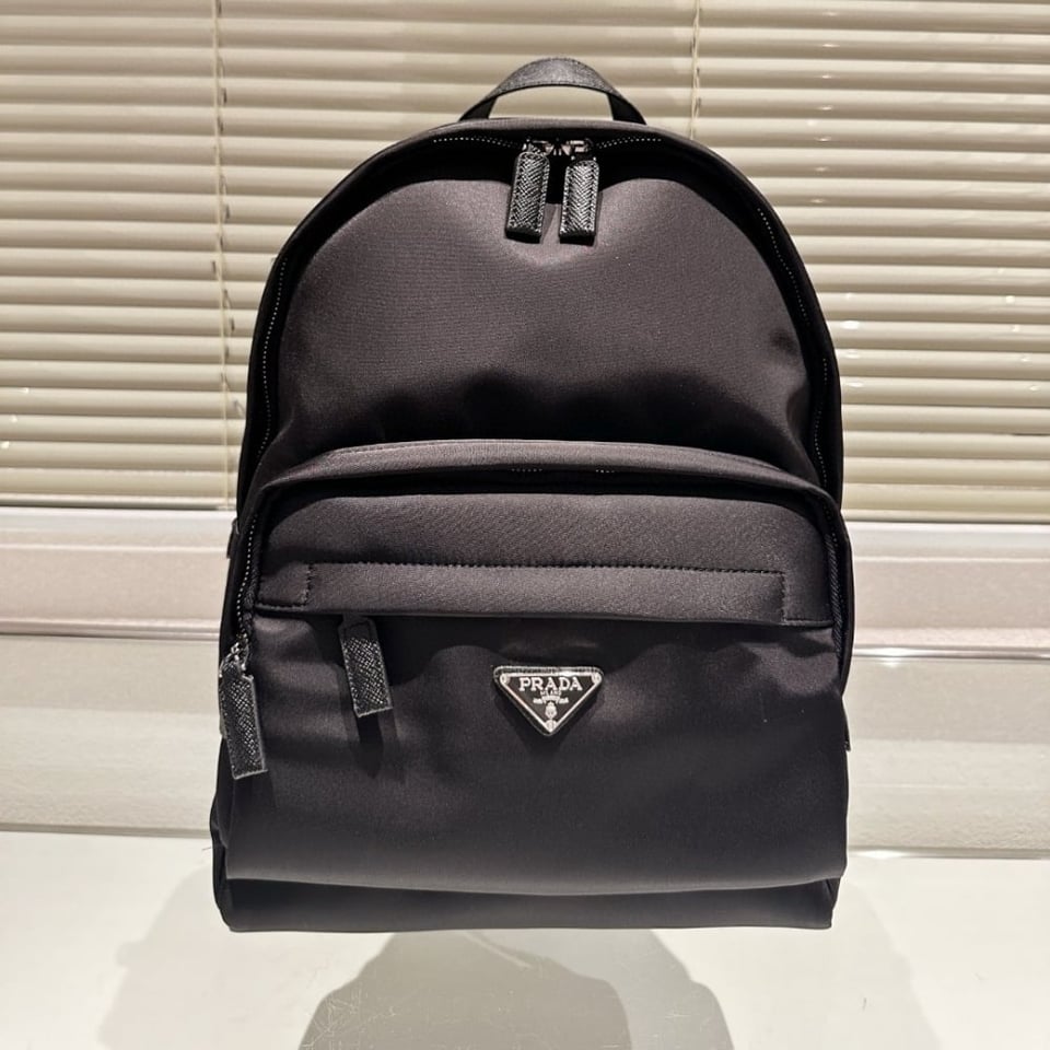 Prada Re Nylon Backpack Black 42Cm view 3