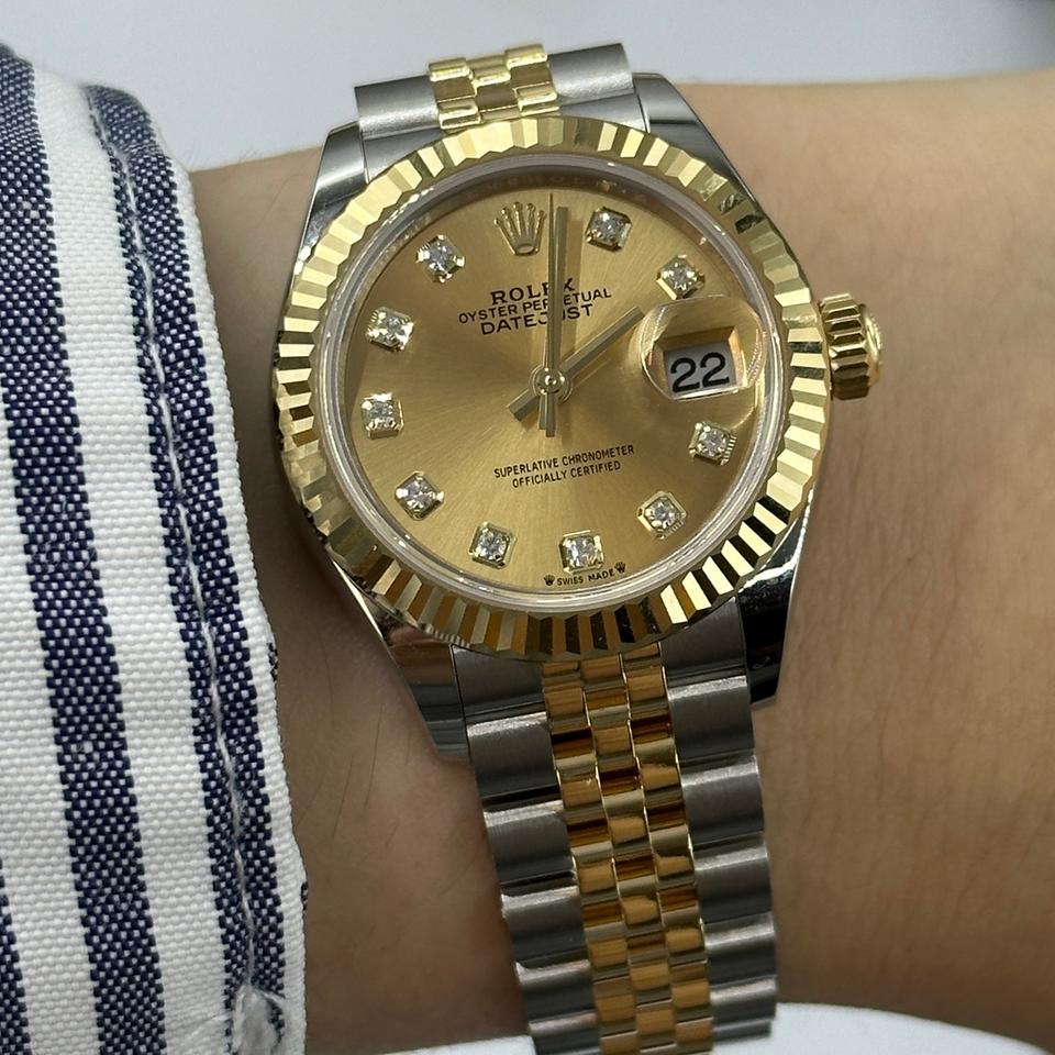 [SUPER CLONE] Rolex Datejust 31mm Champagne Dial Jubilee 278273 view 2