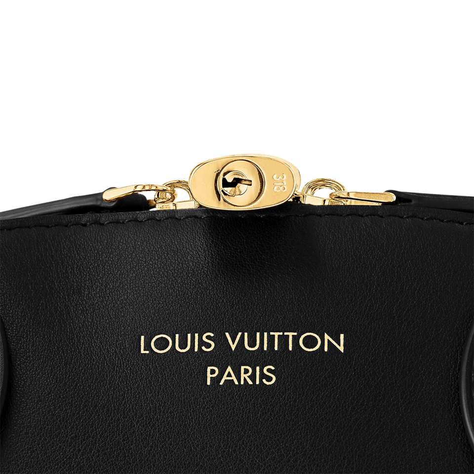 Louis Vuitton Lock It Vendôme Mm High End Leather Black 36cm M22914 view 7