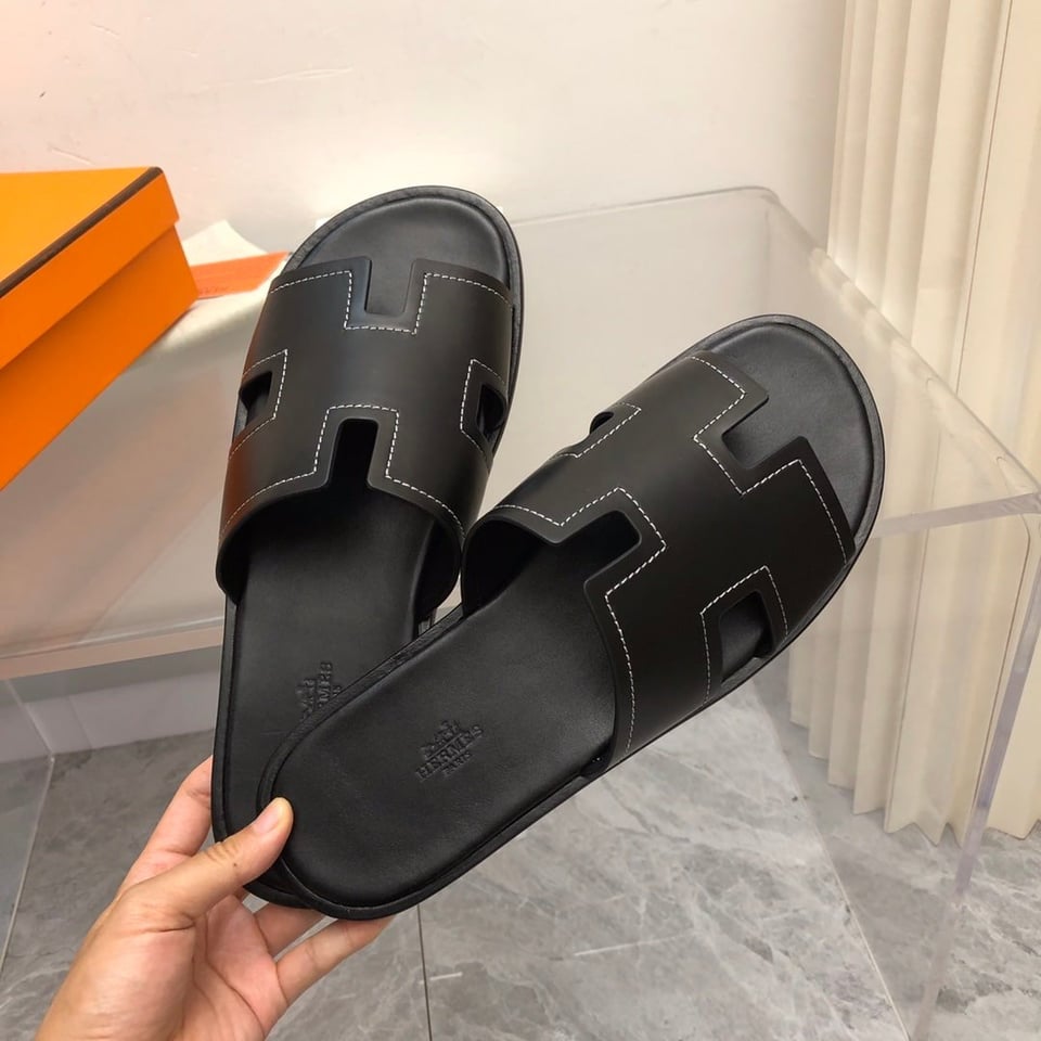 Hermes Izmir Sandal Black view 8