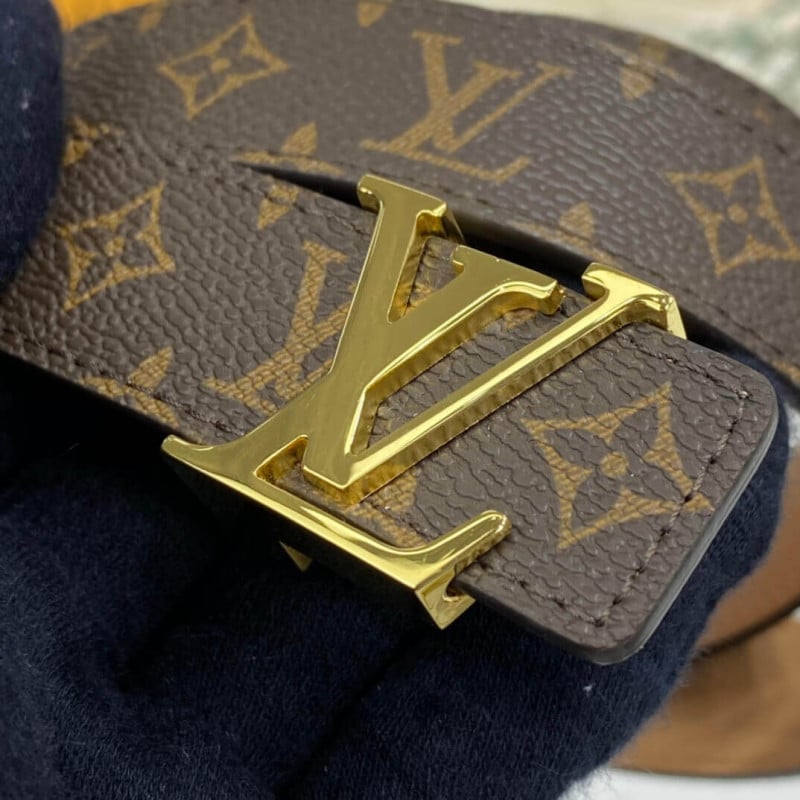 Louis Vuitton 25mm Mini Monogram Canvas LV Initials Belt M9781W view 7