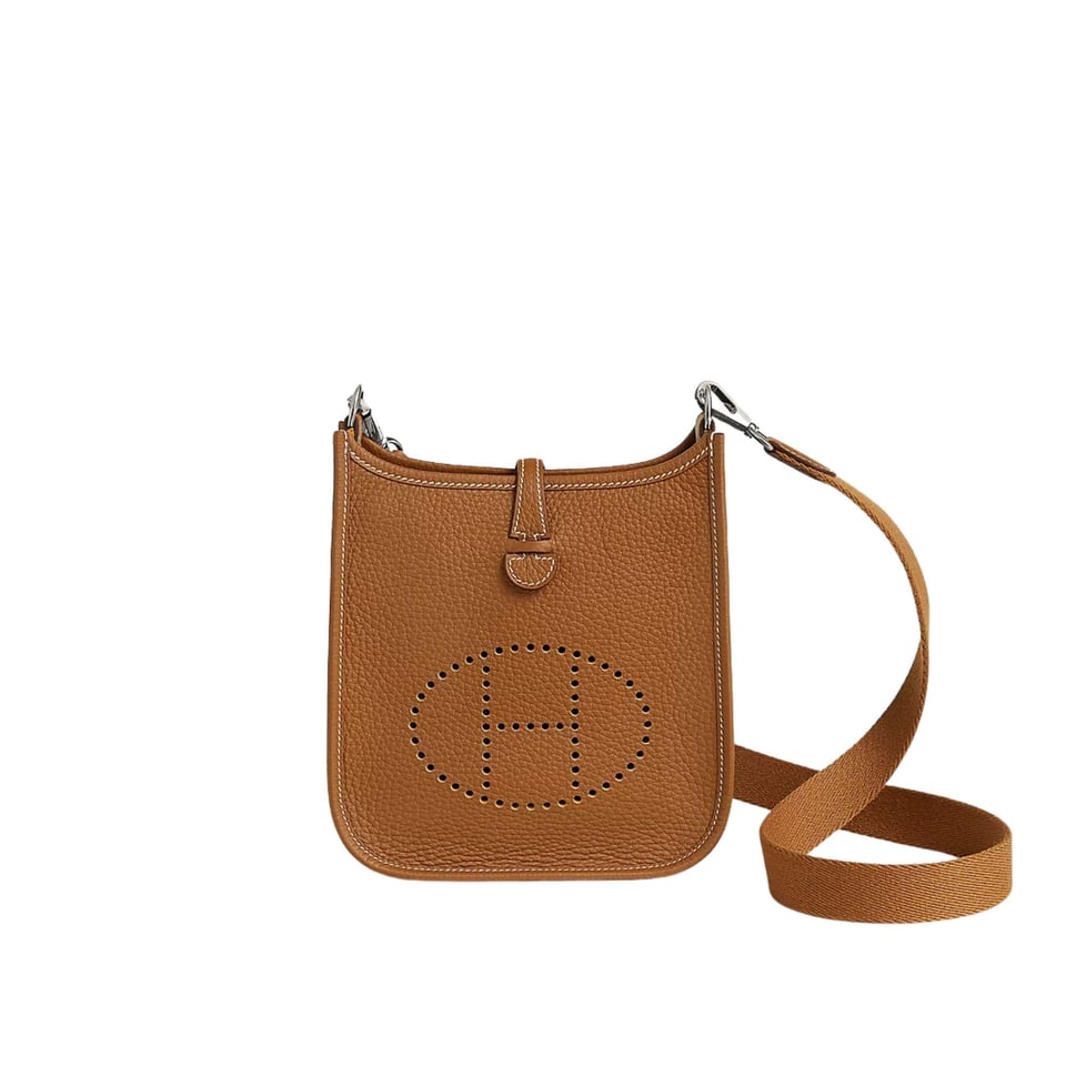 Hermes Evelyne 16 Hermes Mini Evelyne Brown 18cm view 2