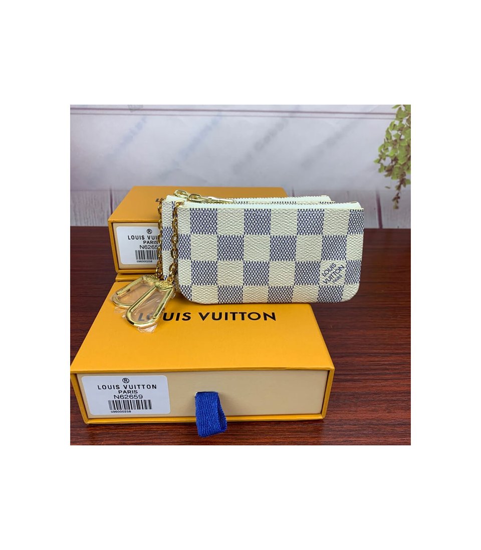 Louis Vuitton Damier Azur Key Pouch view 3