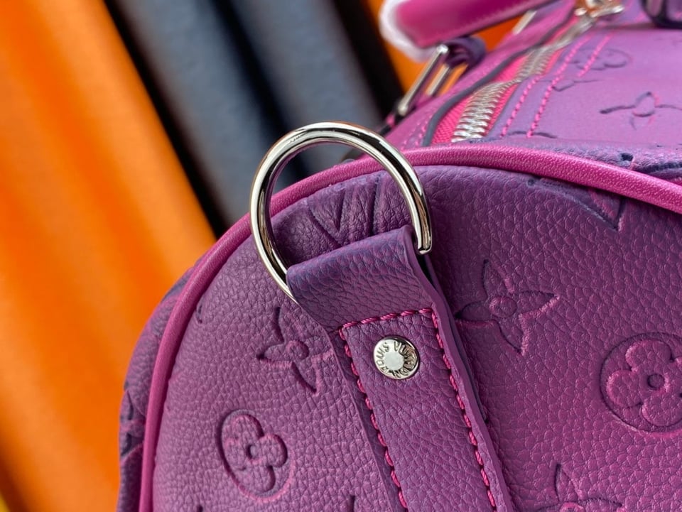 Louis Vuitton Keepall Bandouliere 50Cm Blue And Pink view 9