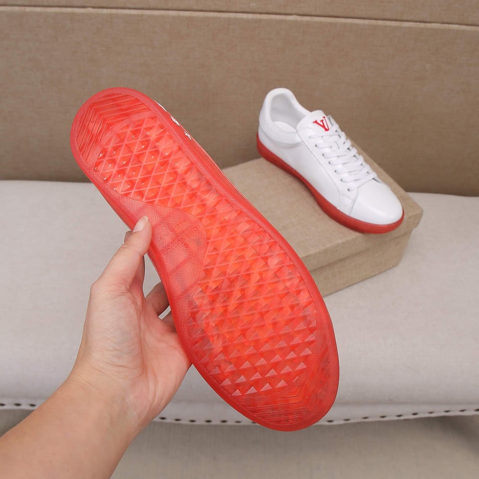 Louis Vuitton Luxembourg Samothrace Trainers Red 1A9Fyn view 4