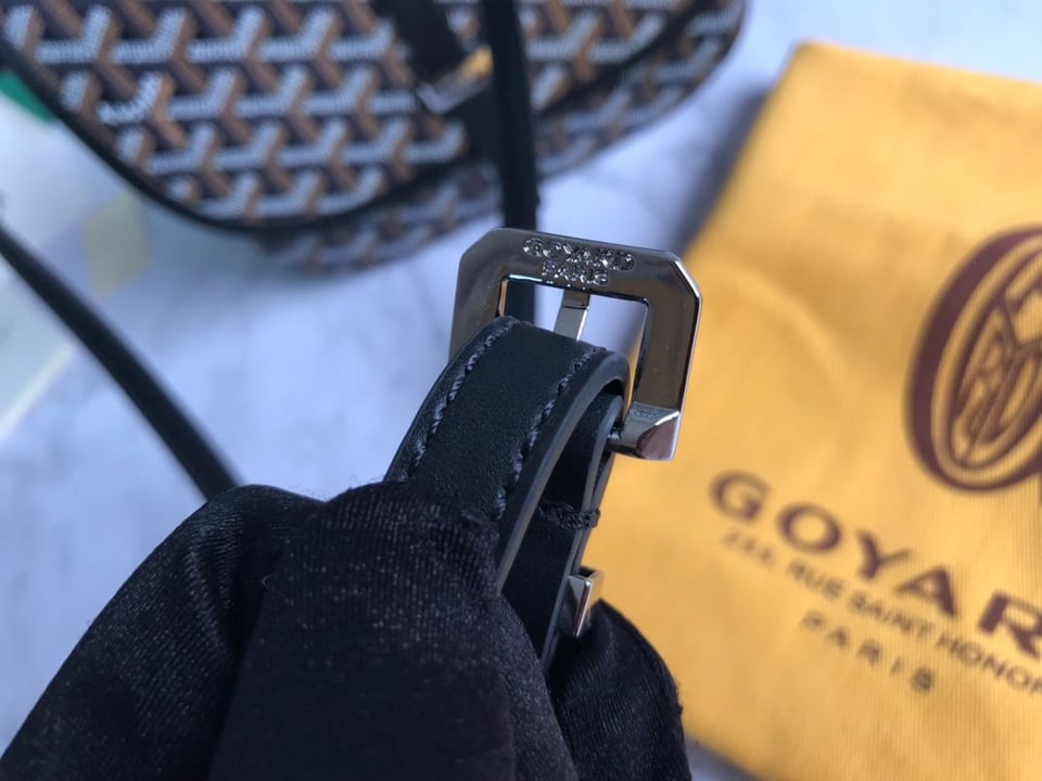 Goyard Belvedere Pm Bag 21Cm Black Canvas view 9