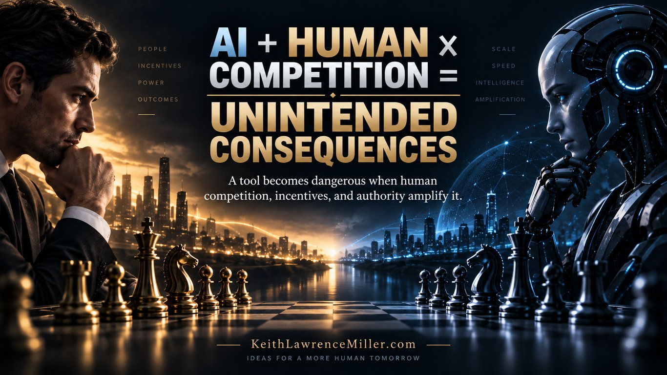 AI plus human multiplied by competition equals unintended consequences