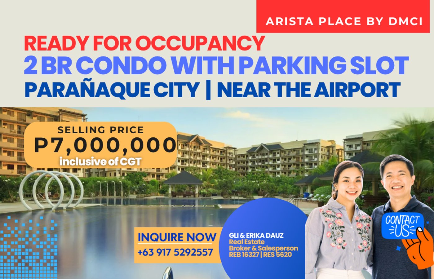 Photo 1 of 10 — 2BR condo for sale, Arista Place - Vincere Building, Parañaque