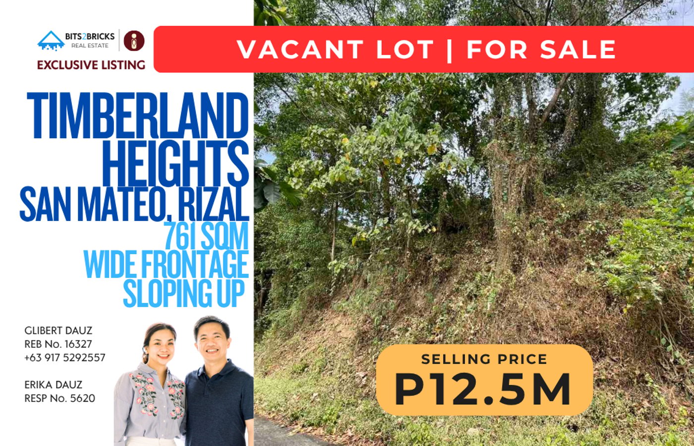 Prime 700+ sqm Farm Residential Lot in Timberland Heights, San Mateo, Rizal