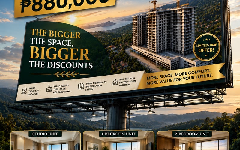 Latest Condominium in Tagaytay City
