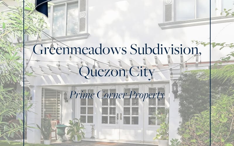 FOR SALE | Greenmeadows Subdivision, Quezon City
