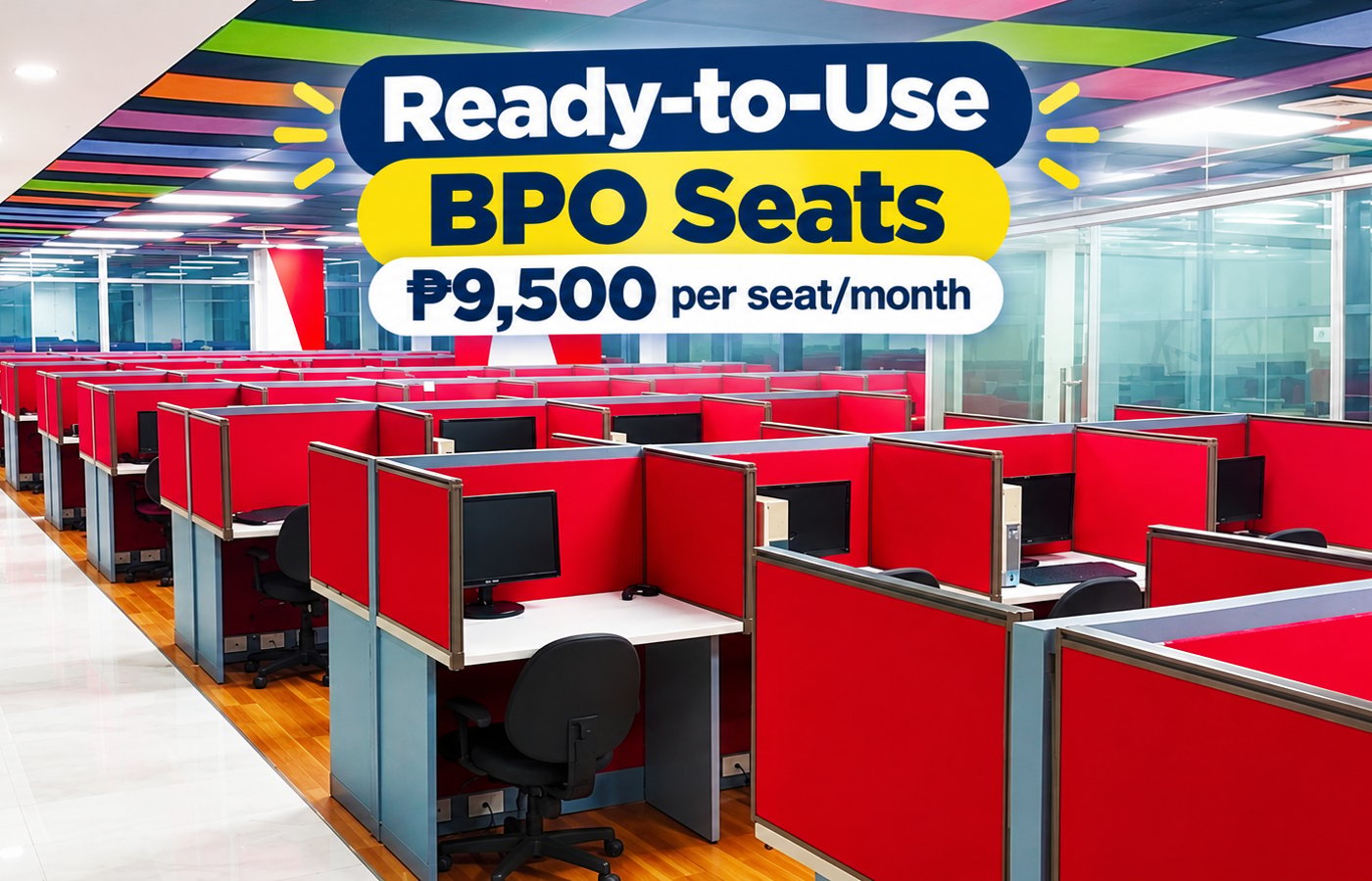 Ready-to-Use BPO Seats for Lease at Antel Global, Ortigas Center