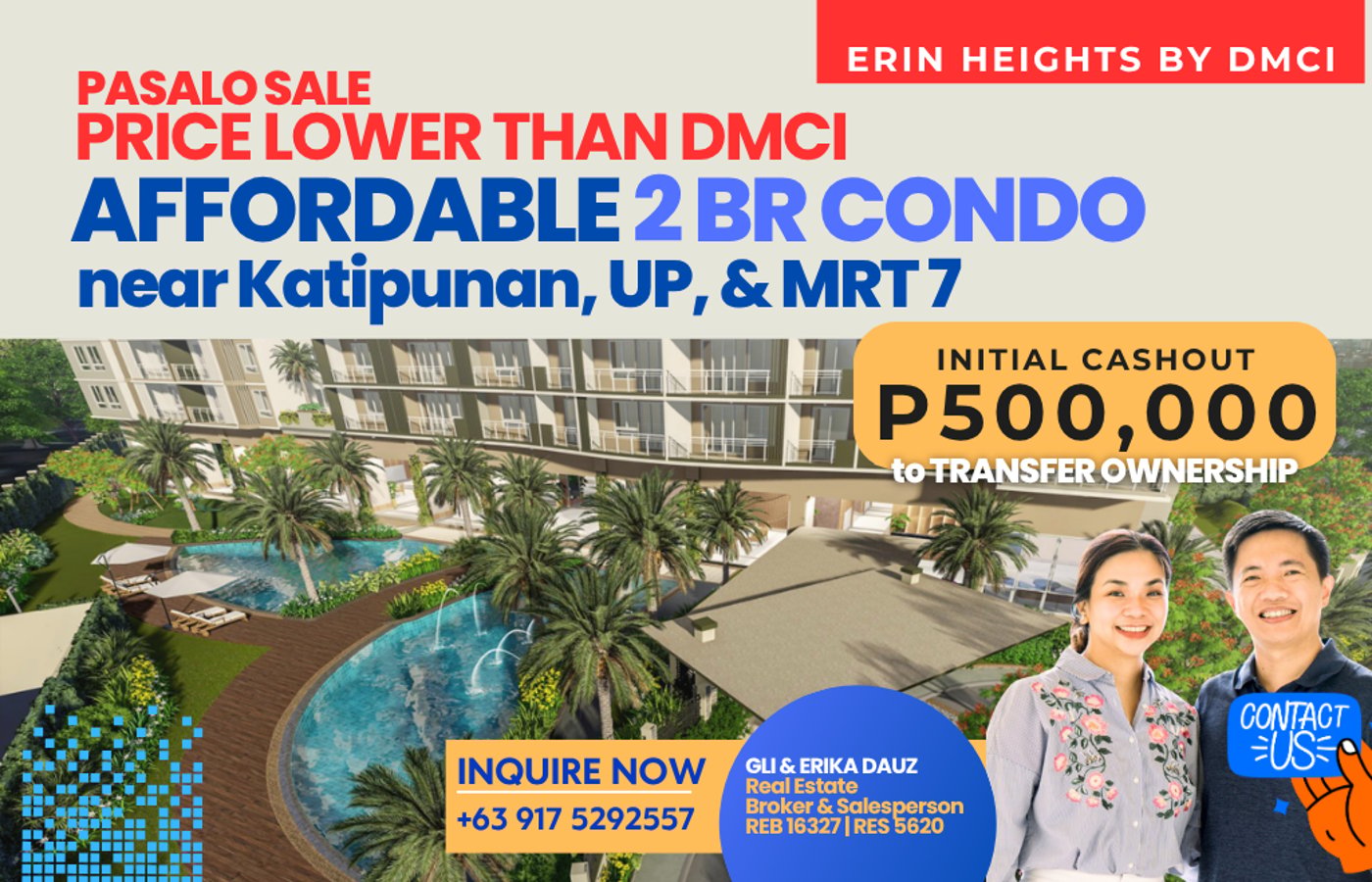 Photo 1 of 10 — 2BR condo for sale, Erin Heights, Quezon City