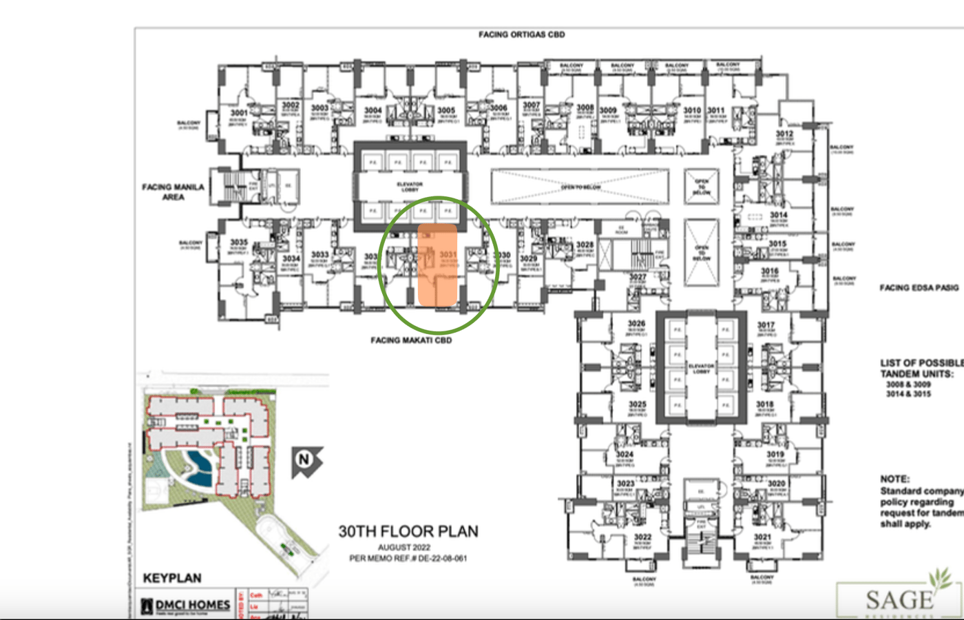 Photo 3 of 10 — 2BR condo for sale, Sage Residences, Mandaluyong