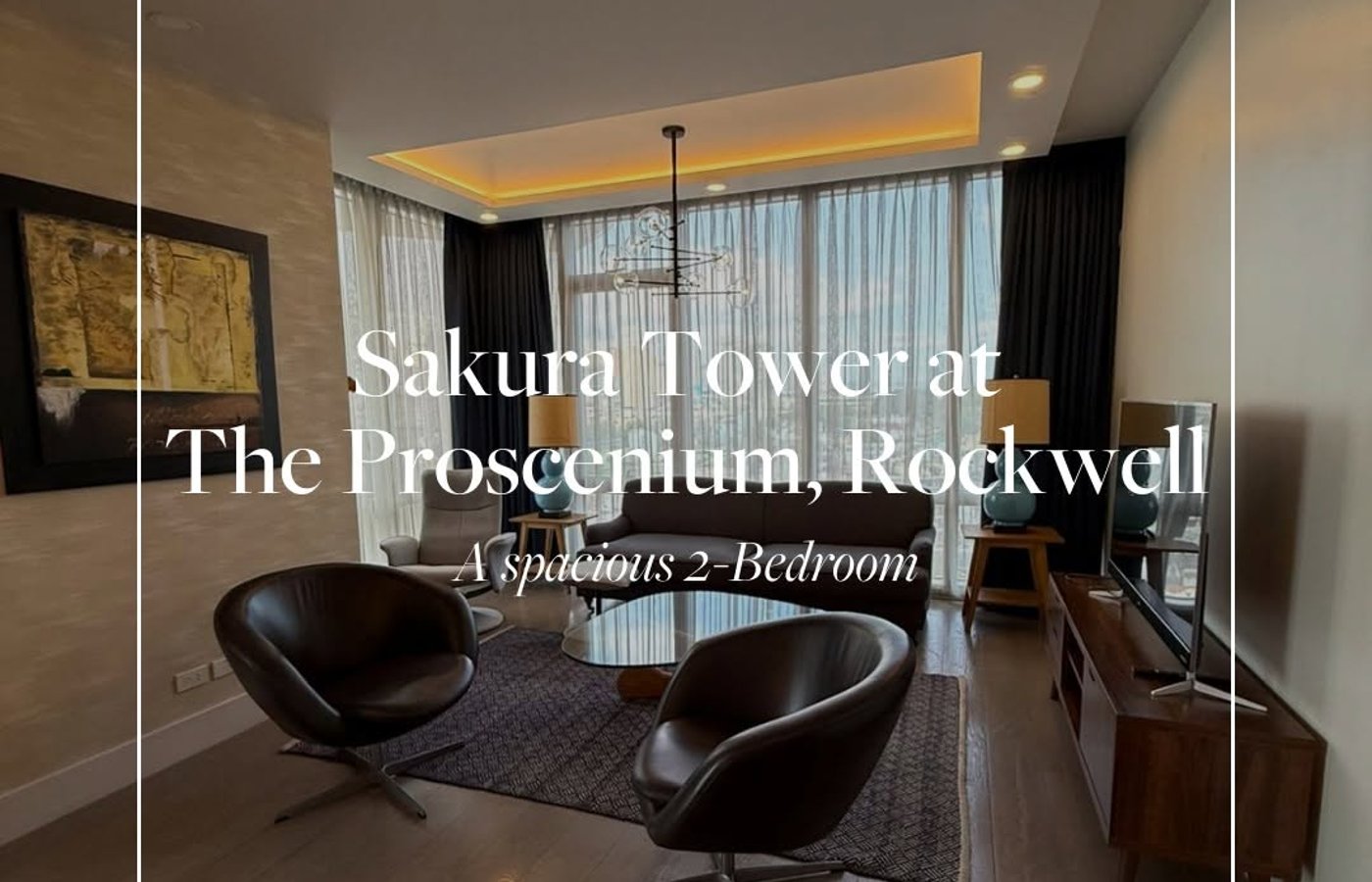 Photo 1 of 10 — 2BR condo for rent, Sakura Tower at The Proscenium, Rockwell, Makati