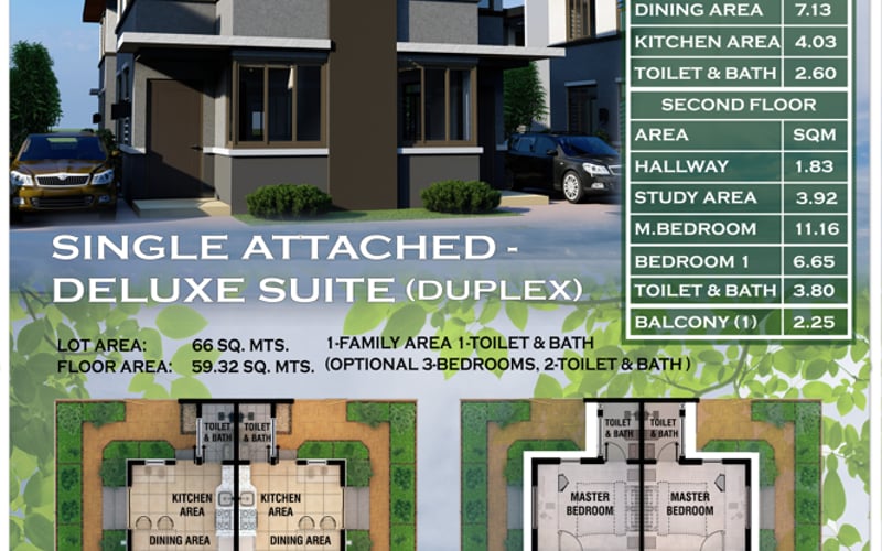 Single Attached Duplex (Deluxe)