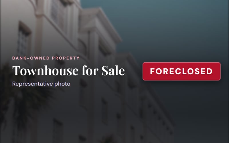 Foreclosed Townhouse for Sale — No. 59 Cordillera Street, Mandaluyong