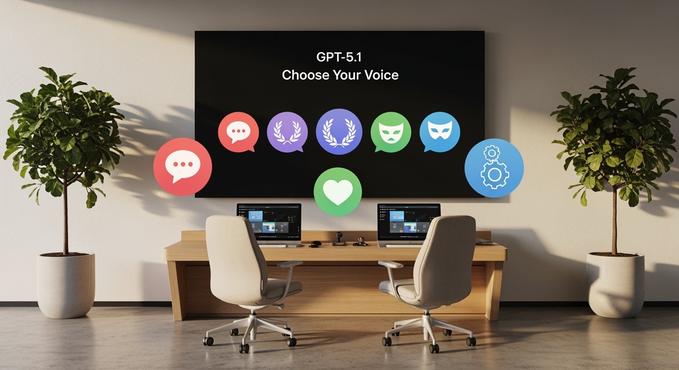 OpenAI announces that the latest GPT-5.1 is 'warmer' and offers additional 'personality' options.