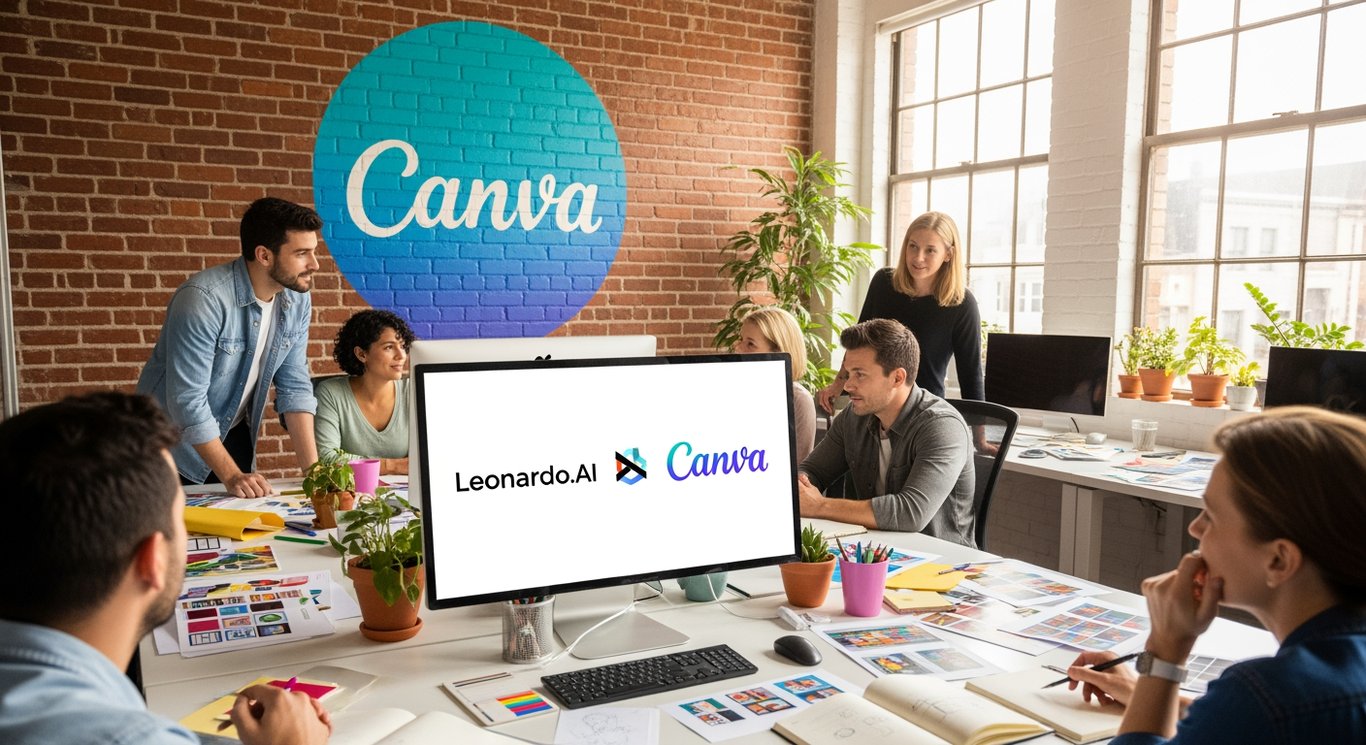 Canva refutes claims of job cuts as Leonardo.AI joins the company.