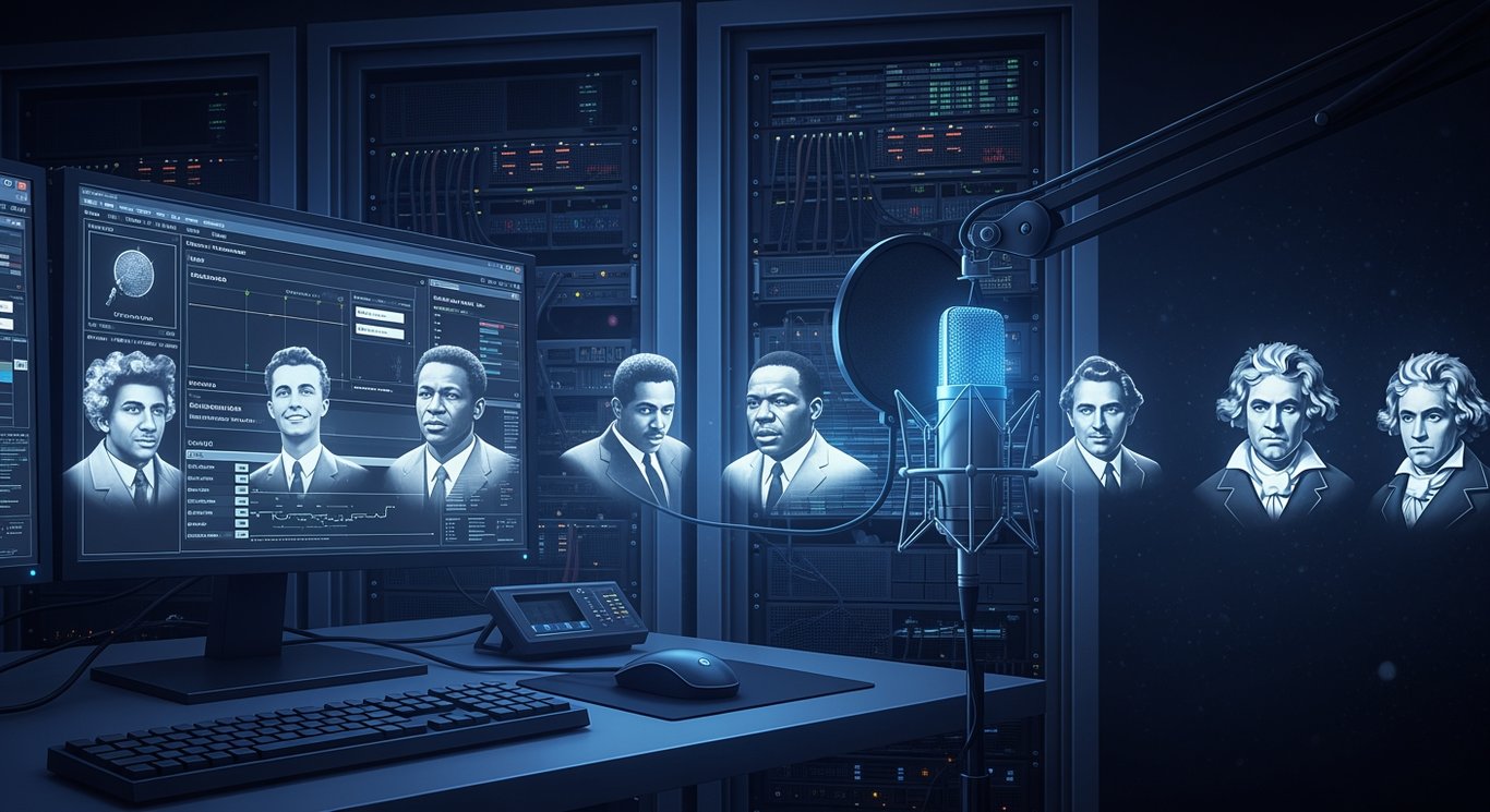 AI is bringing back the voices of deceased celebrities.