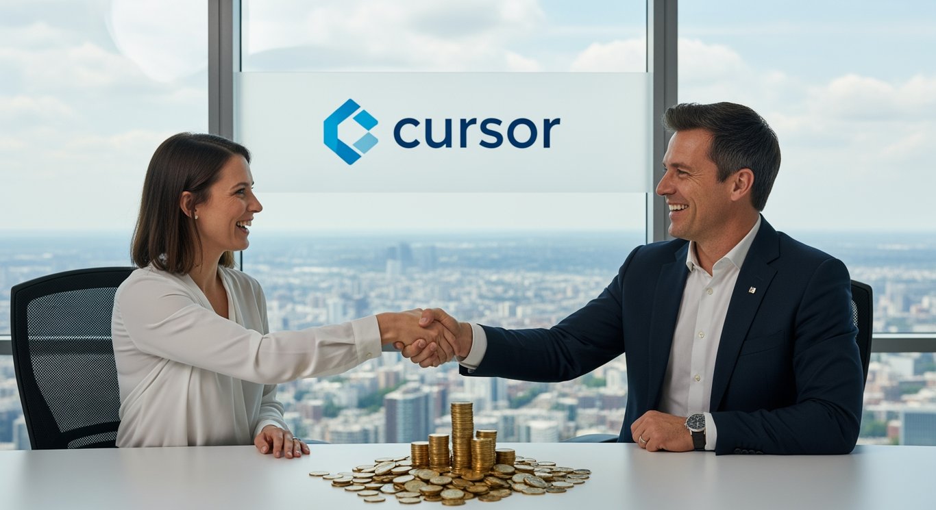 AI startup Cursor secures $2.3 billion in funding, reaching a valuation of $29.3 billion.