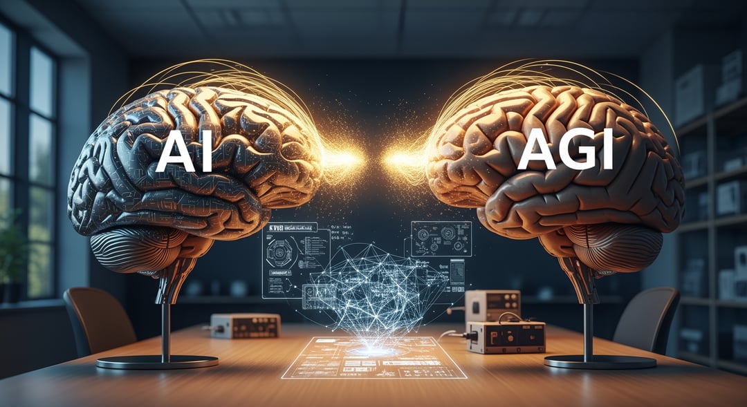 Transitioning from AI to AGI