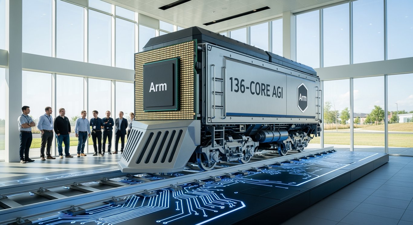 Arm develops its own 136-core AGI CPU to capitalize on AI trends.