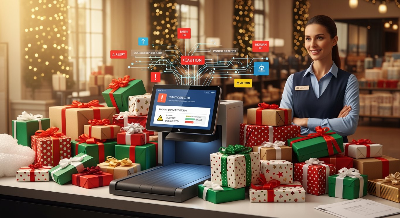 AI combats return fraud amid an increase in holiday returns.