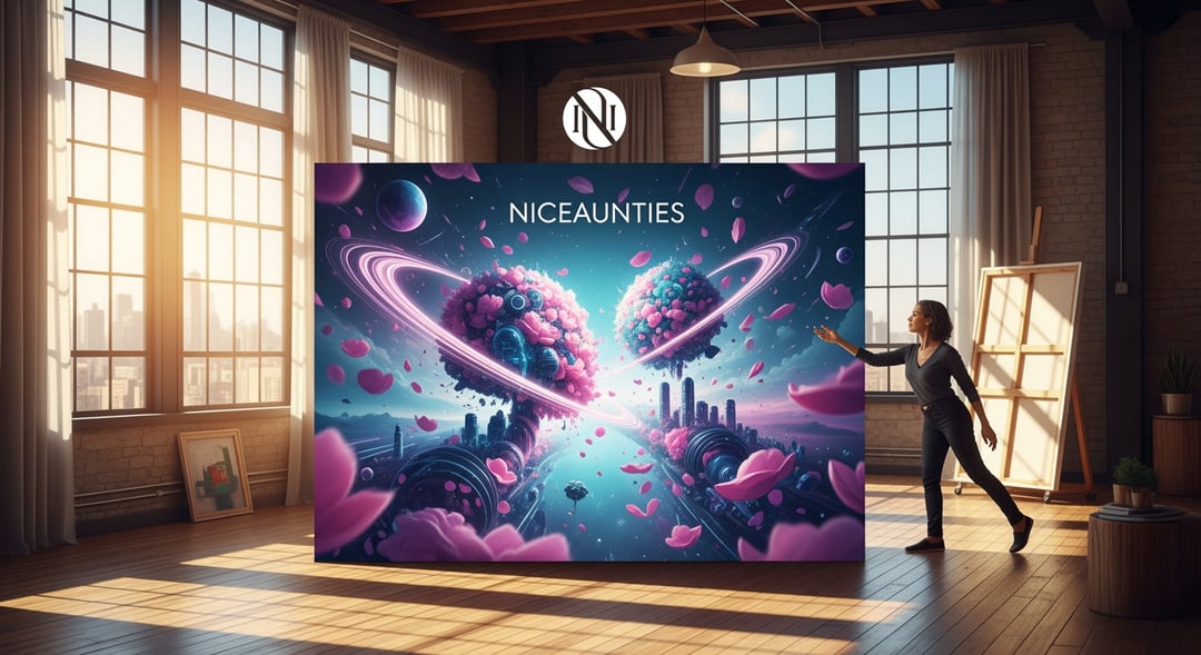 Niceaunties Redefines Womanhood with AI Dreamscapes