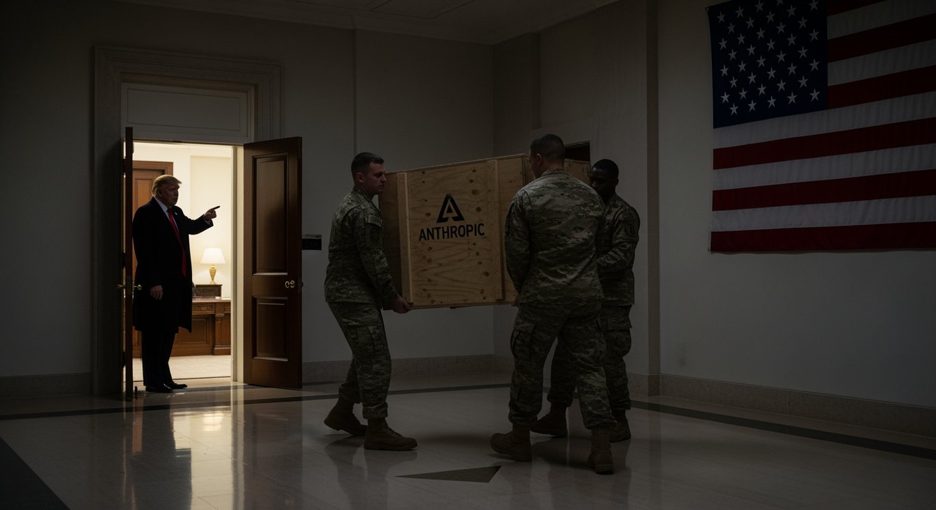 Trump instructs U.S. agencies to reject Anthropic's AI after Pentagon identifies startup as a supply threat.