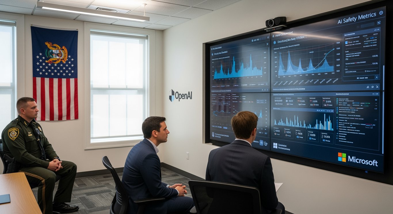 OpenAI and Microsoft collaborate with state law enforcement on AI safety initiative.