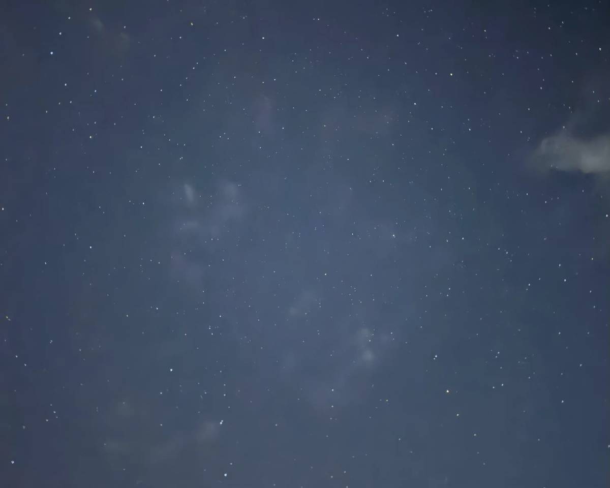 Starry sky over Kurima Island