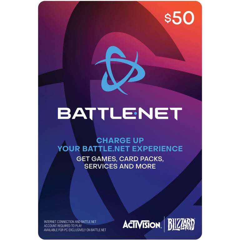 $50 Battlenet Gift Card