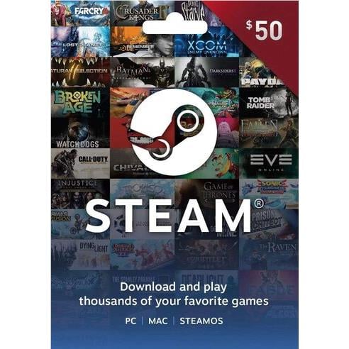 $50 Steam Gift Card