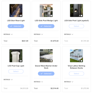 Upgryd creates dynamic proposals for premium deck builders using high-quality materials and innovative designs.