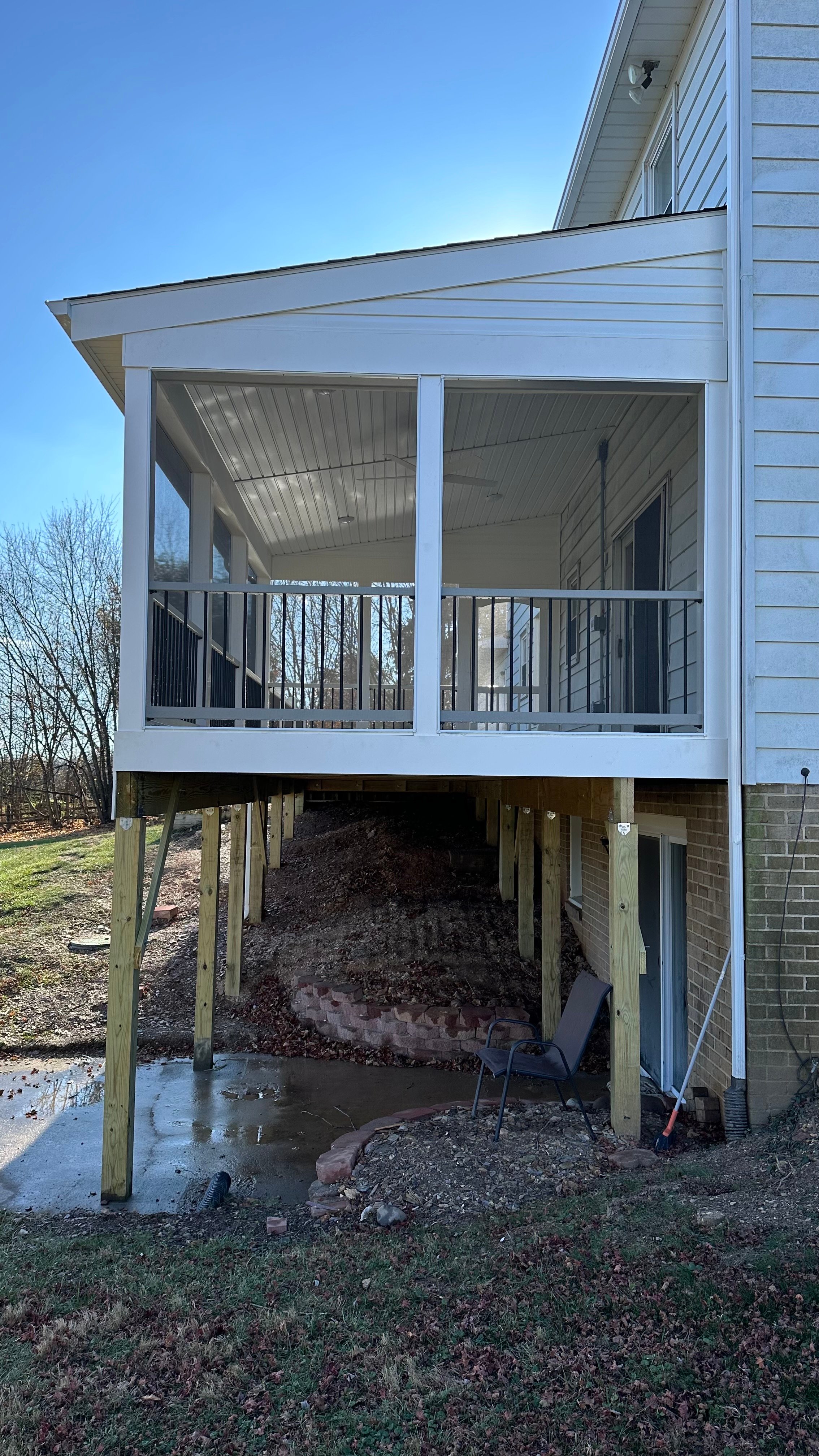 Upgryd shed roof deck construction in Schnecksville, PA, showcasing quality craftsmanship and design.
