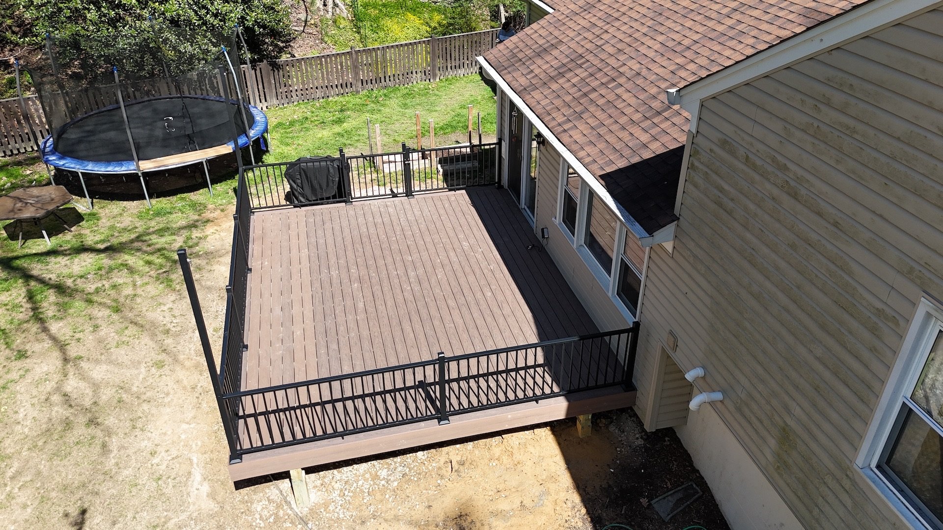 Upgryd showcases a stunning aluminum railing deck in Emmaus, PA, a testament to refined outdoor living.