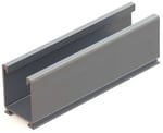 Tamarack Flush and Ground Mount Rails - 1.6 Rail  Black Finish 93 inch length (Box of 8) - Image 1