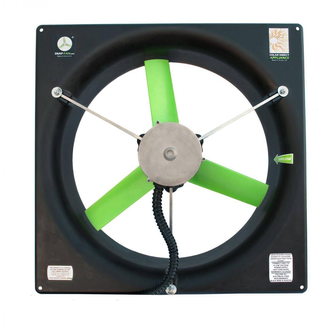 20" HP DC Brushless Snap-Fan (24V) by Fogco