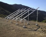 Tamarack Ground Mount Kit - 3 Solar Panels (140") / Additional Column (2 Pole Caps) - Image 4