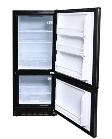 SunStar Upright Refrigerator - Black