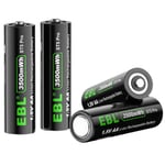 Rechargeable AA Lithium Batteries - 8 Pack with Charger - Image 3