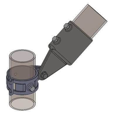 Tamarack 2-IN Swivel T-Fitting Galv Steel